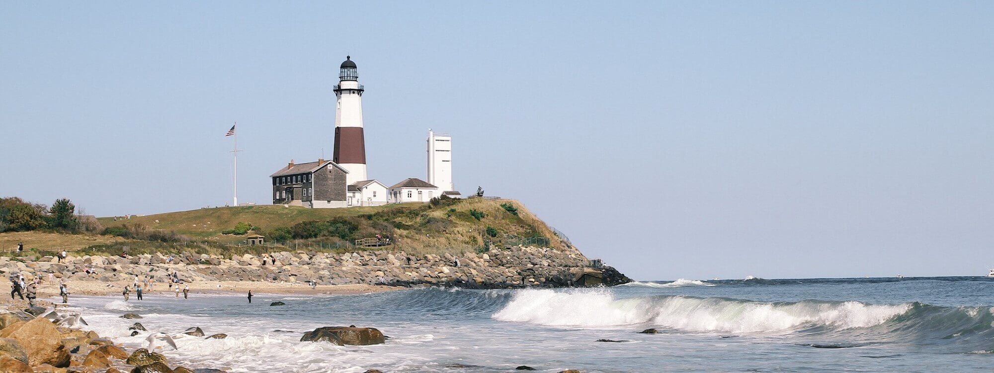 Lighthouse on the Maine coast