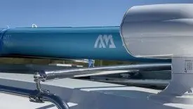Gemini offset mounts make a board frame on bot roof