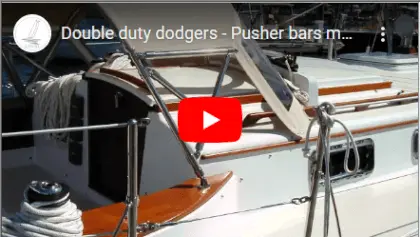 Screen grab of pusher bar video